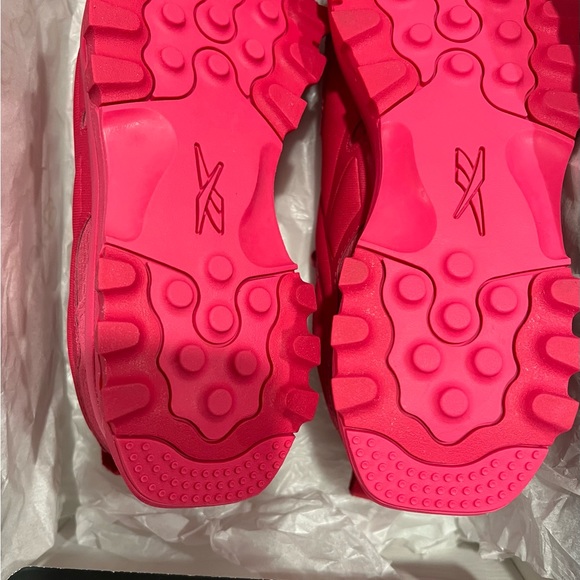 “HOT PINK CARDI B REEBOK GYM SHOES” - Picture 2 of 5
